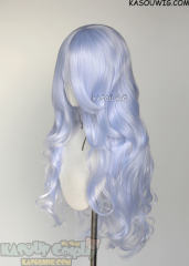 L-3 / KA054 light periwinkle long layers loose waves wig