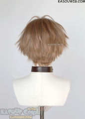 VTuber NIJISANJI Alban Knox short layered brown wig