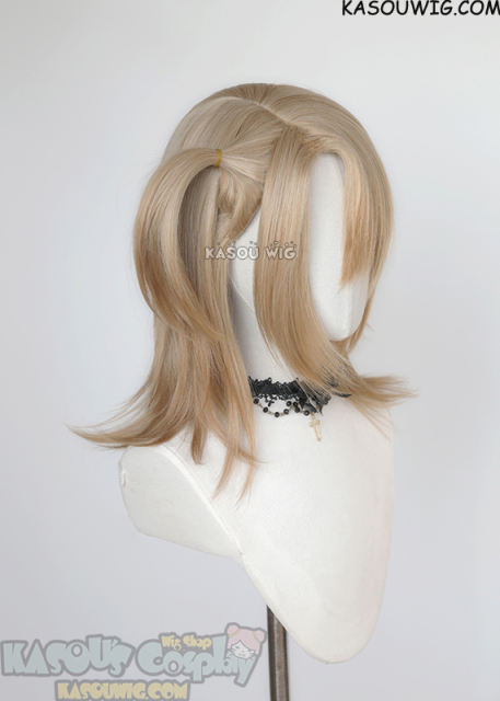 VTuber NIJISANJI Luca Kaneshiro yellow brown ombre wig