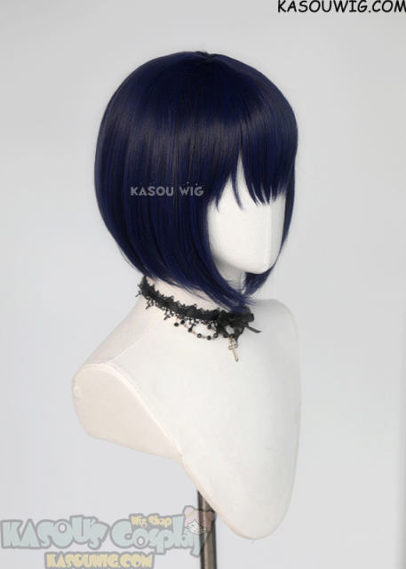 Summertime Render Mio Kofune short blue black bob wig
