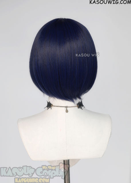 Summertime Render Mio Kofune short blue black bob wig