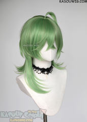 Genshin Impact Collei shoulder-length mixed green wig