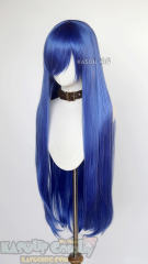 L-4 KA050 100cm/39.5" long straight versatile royal blue wig
