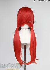 Genshin Impact Nilou red ombre long ponytails wig