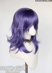 M-3 KA057 cool purple 52cm long layered choppy wig
