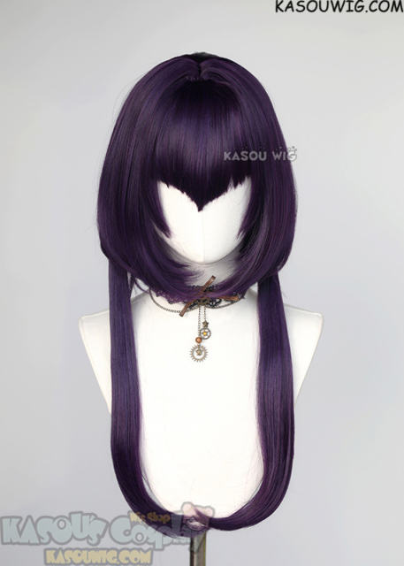 Genshin Impact Candace deep purple wig