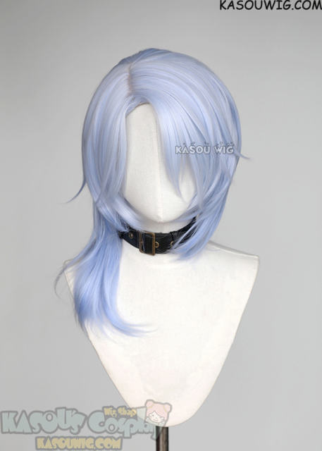 Genshin Impact Kamisato Ayato 52cm long layered ombre wig
