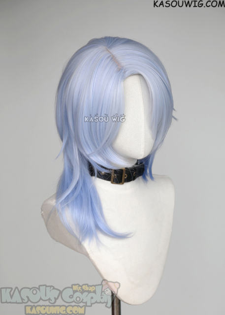 Genshin Impact Kamisato Ayato 52cm long layered ombre wig