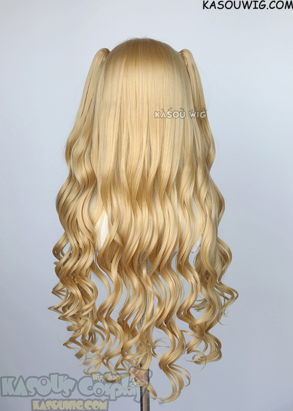 Curly blonde hotsell cosplay wig