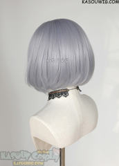 S-6 SP26 Silver Lavender short bob wig with long bangs