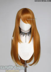 L-2 / KA019 carrot orange 75cm long straight wig