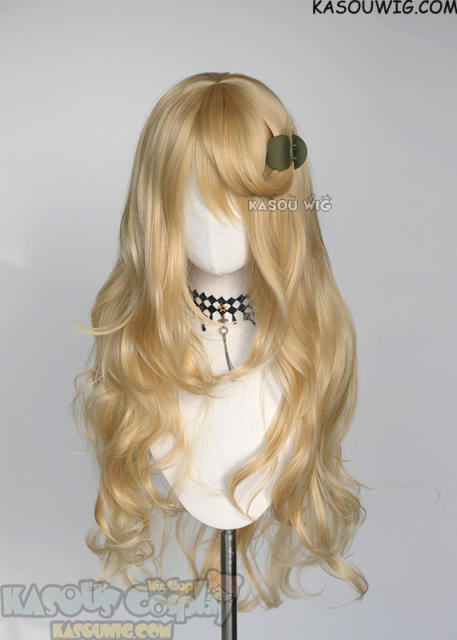 L-3 / KA011 Honey Butter Blonde long layers loose waves wig