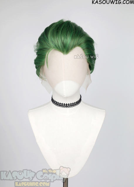 Lace Front>> Batman Joker all back short Green cosplay wig