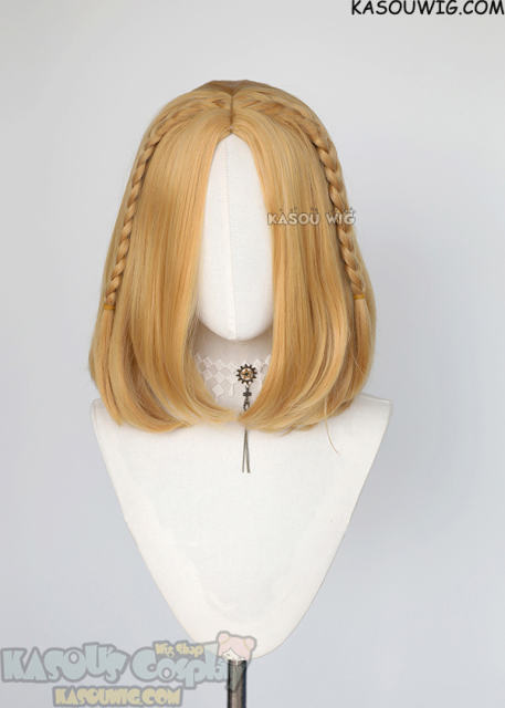 Legend of Zelda Tears of the Kingdom Princess Zelda bob cosplay wig