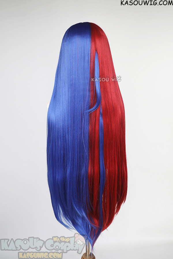 Red and deals blue wig