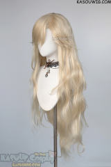Kimetsu no Yaiba Demon Slayer Douma 100cm long layered  blonde wig
