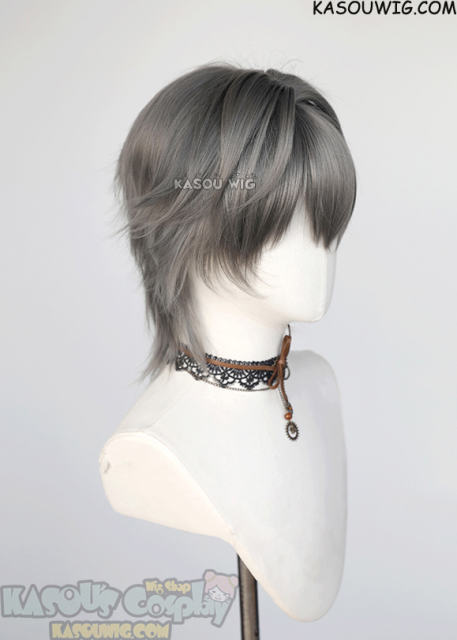 Honkai: Star Rail Trailblazer Caelus short gray wig