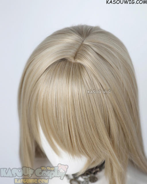 Honkai: Star Rail Luocha 110cm long sand blonde ombre straight wig