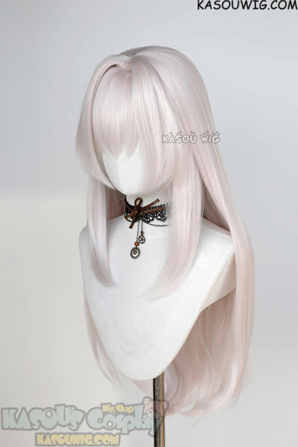 Honkai: Star Rail Clara 75cm long straight pinkish white wig