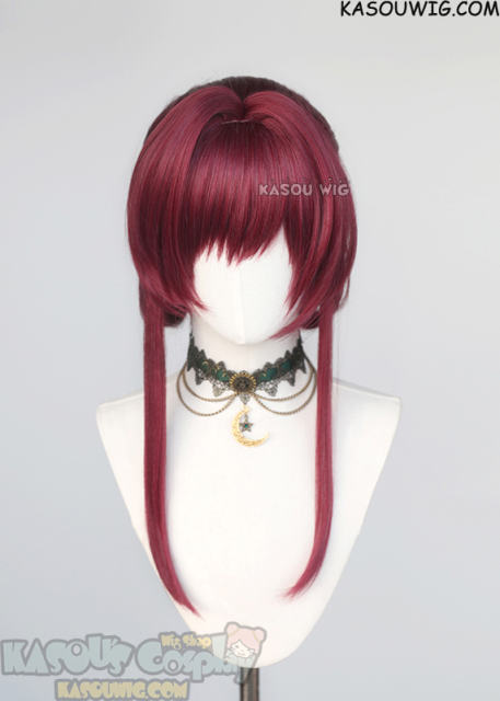 Honkai: Star Rail Kafka wine red ponytail wig