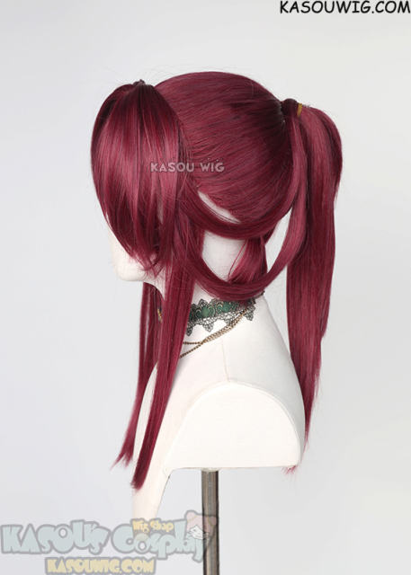 Honkai: Star Rail Kafka wine red ponytail wig