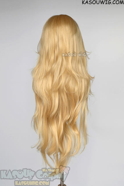 90cm/35.5" Super Mario Princess Peach/Panty and Stocking Panty long blonde wig KA011