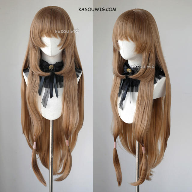 The Rising of the Shield Hero TROTSH  Raphtalia 100cm long straight brown cosplay wig