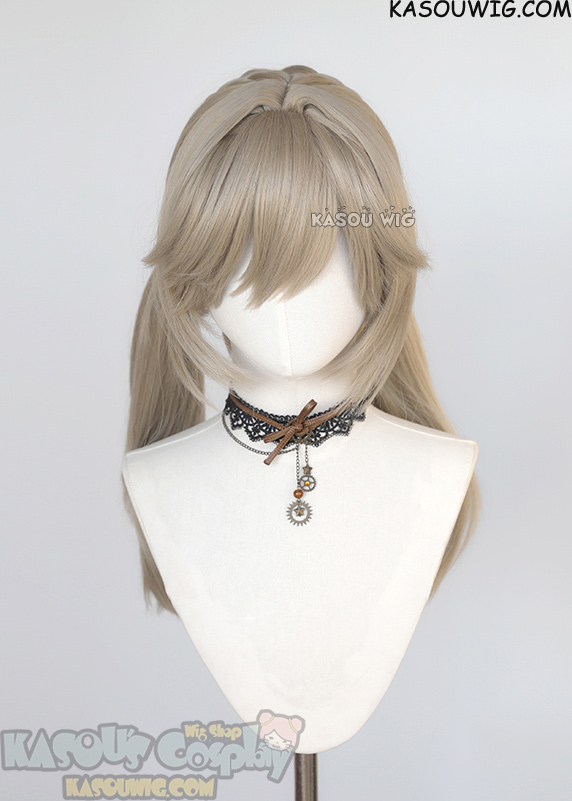 Honkai Star Rail Qingque sand blonde pigtail wig