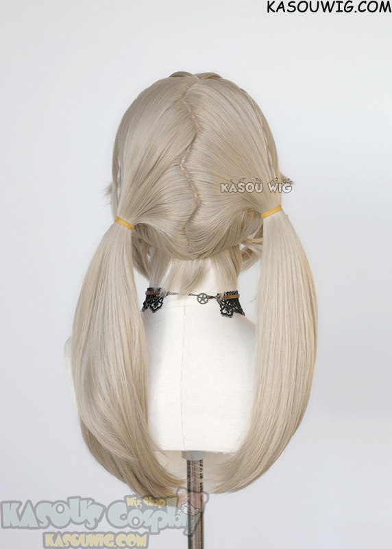 Honkai Star Rail Qingque sand blonde pigtail wig