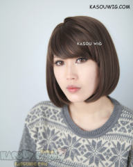 Max Caulfield Maxine brown thick bob wig