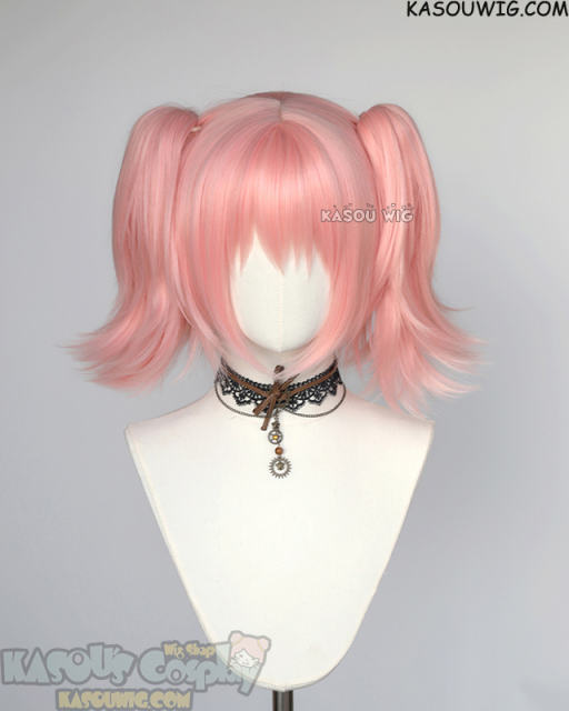 Puella Magi Madoka Magica Kaname Madoka short fluffy pigtails pink wig