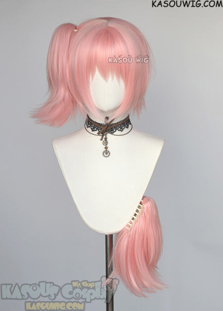 Puella Magi Madoka Magica Kaname Madoka short fluffy pigtails pink wig