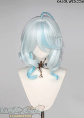 【Clip-on Version】Genshin Impact Furina short wavy wig + long wavy clip-on extension