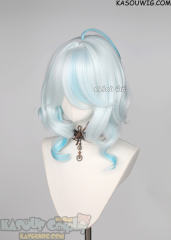 【Clip-on Version】Genshin Impact Furina short wavy wig + long wavy clip-on extension
