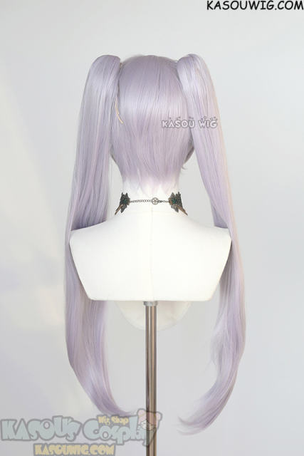 Sousou no Frieren Frieren silver lilac 83cm clip-on ponytails wig