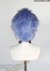 S-5 KA055 31cm/12.2" short cornflower blue spiky layered cosplay wig