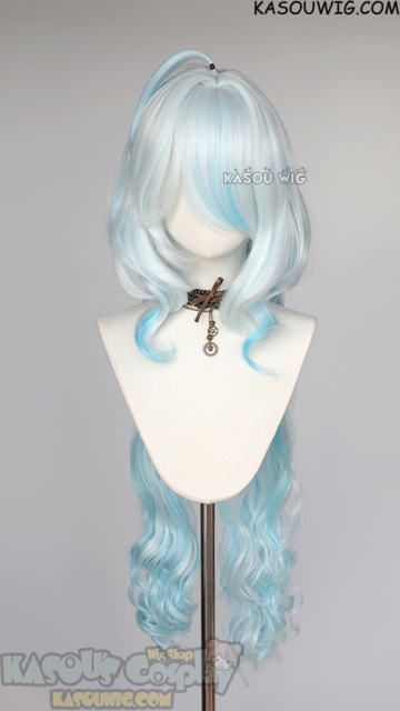 【Clip-on Version】Genshin Impact Furina short wavy wig + long wavy clip-on extension