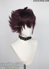 NU: Carnival Morvay deep purple short flippy wig
