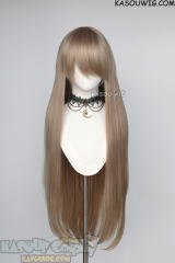 L-4 KA015 100cm/39.5" long straight versatile ash blonde wig