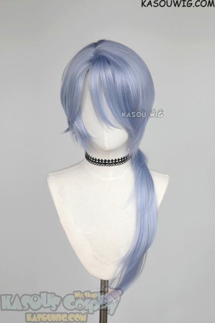 NU: Carnival Edmond 80cm long icy blue layered ponytail wig