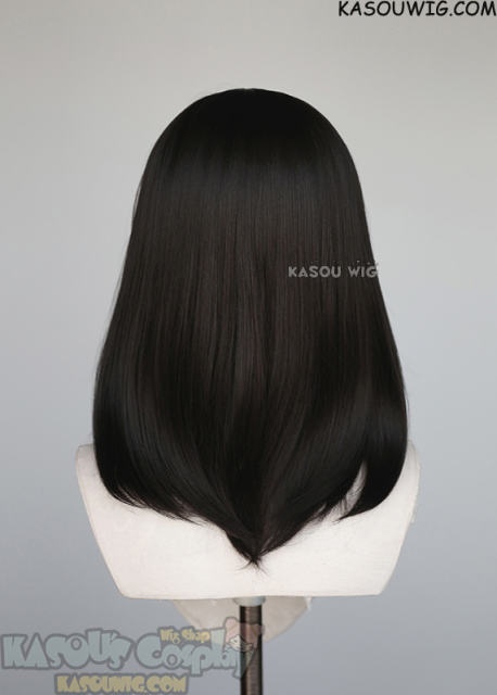 M-1/ KA031A natural black shoulder- length bob wig suitable for daily use