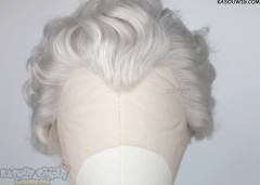 Lace Front>> Baldur's Gate 3 Astarion short silver white curly wig