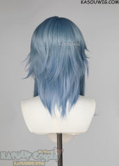 Honkai: Star Rail Sunday medium length grayish blue wig