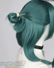 The Apothecary Diaries/Kusuriya no Hitorigoto Maomao green medium half-up bun wig