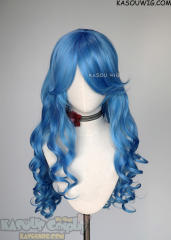 Fairy Tail Juvia Lockser L-1 / KA048 dodger blue 75cm long curly wig