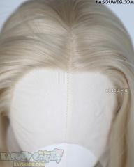 Lace Front>> light blonde middle part medium length wig LFM-1/KA006
