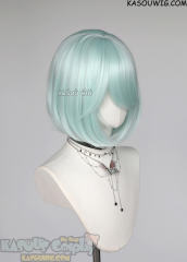 S-6 SP16 pastel mint green short bob wig with long bangs