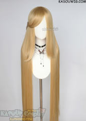 150cm / 59" long straight versatile honey butter blonde wig KA011