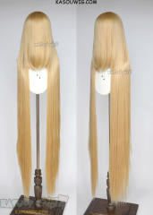 150cm / 59" long straight versatile honey butter blonde wig KA011