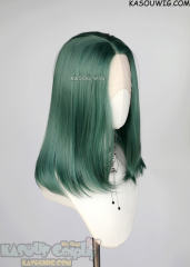 Lace Front>> Dark Olive Green middle part medium length wig LFM-1/KA065